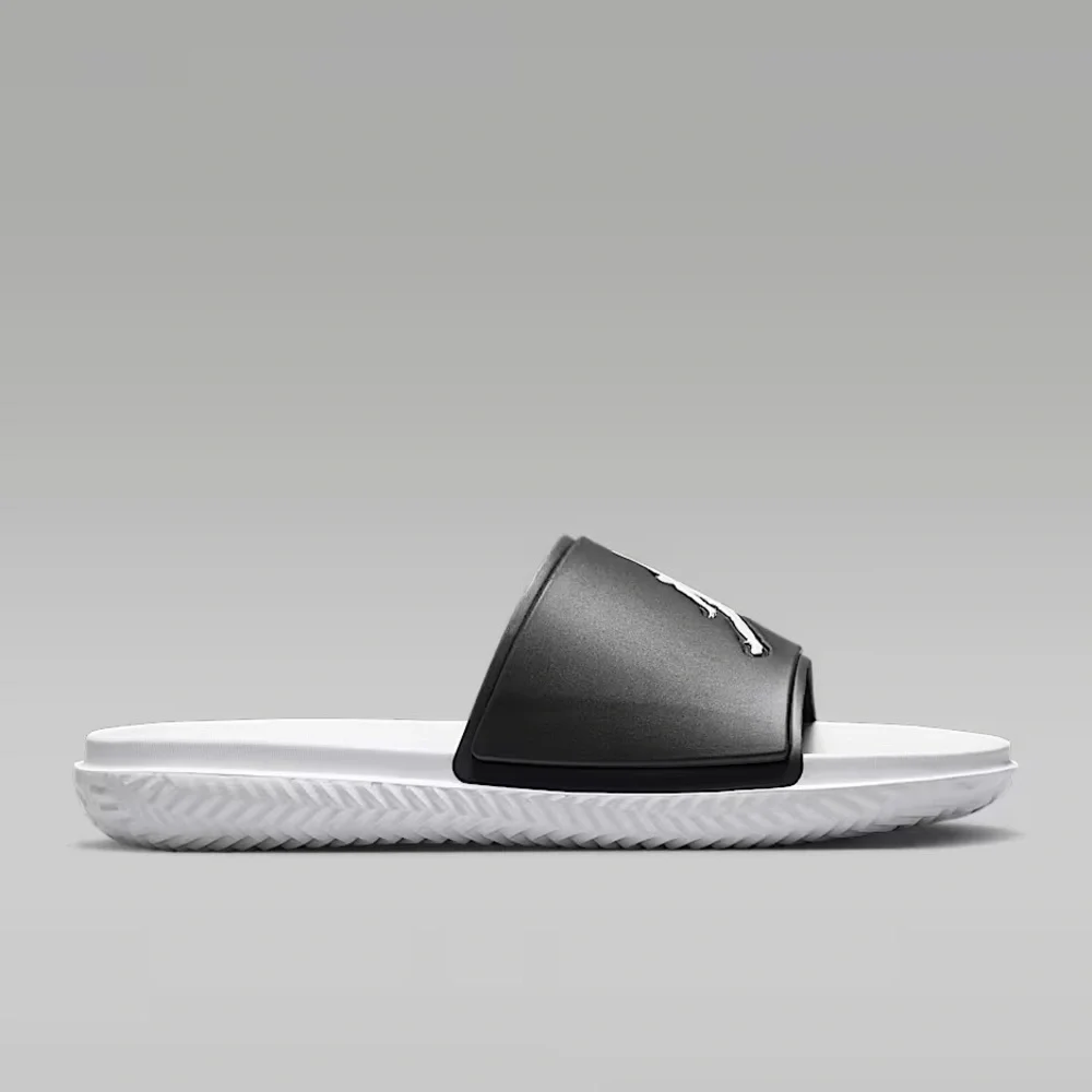 🔥 NEW Jordan Jumpman Men's Slides Sz 8 FQ1598-010 Black/White/White *READ